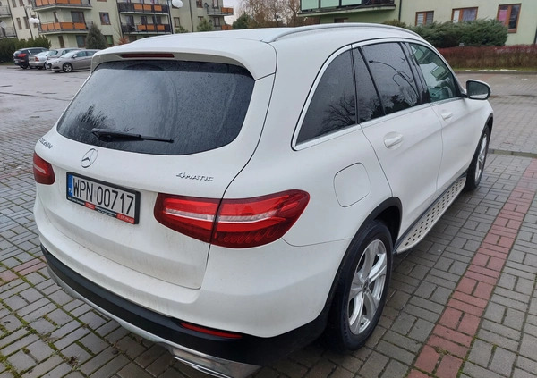 Mercedes-Benz GLC cena 129999 przebieg: 117000, rok produkcji 2016 z Płońsk małe 379